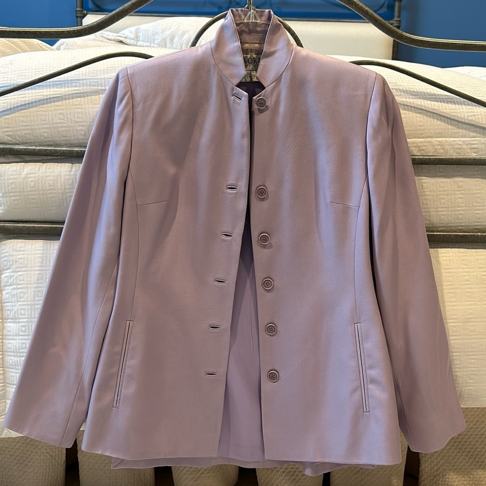 Worth Petite Light Purple Blazer